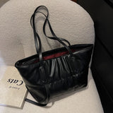 Large Capacity Women's Shoulder Bag All-match Texture Underarm Tote Bag