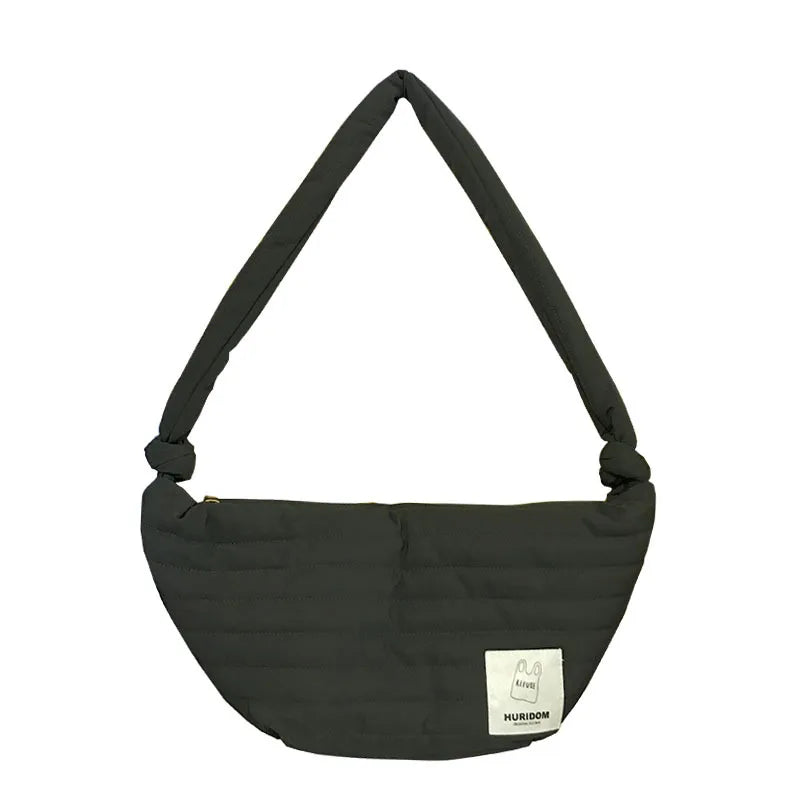 Large Capacity Canvas Ladies Shoulder Bag Crossbody Tote Soft Handbag