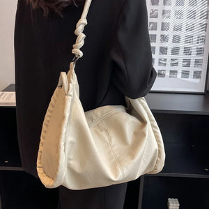 Large Capacity Vintage Leather Tote Bag for Women