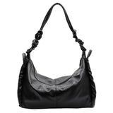 Large Capacity Vintage Leather Tote Bag for Women