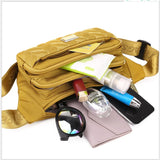 Large Capacity Sports Nylon Waist Bag Chest Crossbody Handbag