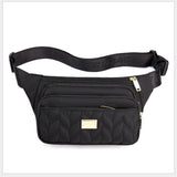 Large Capacity Sports Nylon Waist Bag Chest Crossbody Handbag