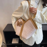 Large Capacity Women's Shoulder Bag All-Matching Western Style Tote Bag