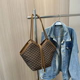 Large Capacity Women's Shoulder Bag All-Matching Western Style Tote Bag