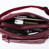 Women's Large Capacity Leather Crossbody Bag