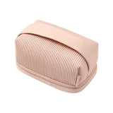 Large-Capacity Leather Makeup Bag Women Multifunction Toiletries Organizer