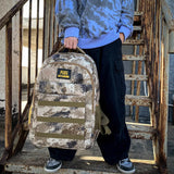 Large Capacity Camo Backpack Waterproof Outdoor Travel Bag