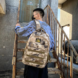 Large Capacity Camo Backpack Waterproof Outdoor Travel Bag