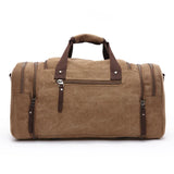 Men Canvas Travel Duffle Bags Large Capacity Weekend Bag