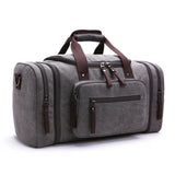 Men Canvas Travel Duffle Bags Large Capacity Weekend Bag