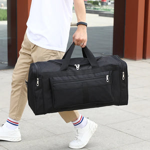 Large Capacity Men Travel Bag Multifunctional Weekend Overnight Duffle Bag