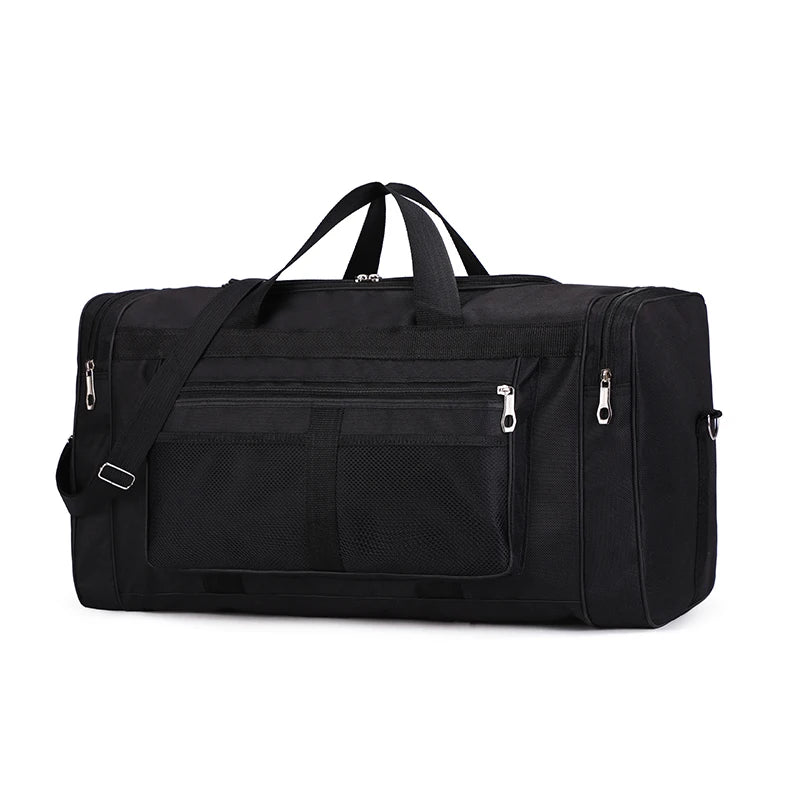 Large Capacity Men Travel Bag Multifunctional Weekend Overnight Duffle Bag