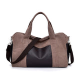 Large Capacity Canvas Travel Bags Vintage Men Women Weekend Duffle Tote