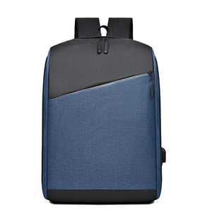 Large Capacity Men's USB Charging Business Backpack 15.6 Inches Bag