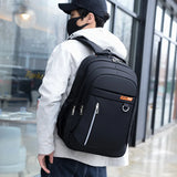 Large Capacity Men's Backpack Travel 15.6 Laptop Backpacks School Bags