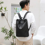 Men's Large Capacity Backpack Handbag Single Shoulder Bag With Letters