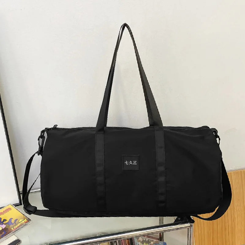 Waterproof Nylon Travel Duffle Fitness Bag Unisex Luggage Handbags