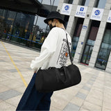 Waterproof Nylon Travel Duffle Fitness Bag Unisex Luggage Handbags