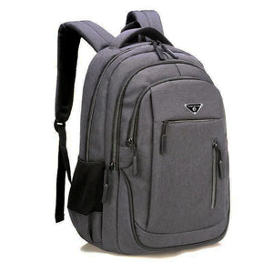 Large Capacity Men's Waterproof Oxford Cloth Rucksack USB Computer Bag