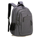 Large Capacity Men's Waterproof Oxford Cloth Rucksack USB Computer Bag