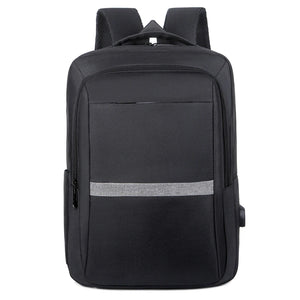 Large Capacity Men's Backpack USB Charging Waterproof Rucksack