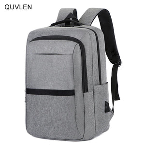 Large Capacity Men's Backpack USB Charging Waterproof Rucksack