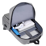 Large Capacity Men's Backpack USB Charging Waterproof Rucksack