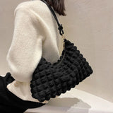 Large Capacity Messenger Winter Lingge Fold Large Bag Leisure Personalized Women