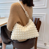 Large Capacity Messenger Winter Lingge Fold Large Bag Leisure Personalized Women
