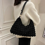 Large Capacity Messenger Winter Lingge Fold Large Bag Leisure Personalized Women