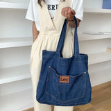 Denim Youth Tote Bag Casual Jeans Women Handbags Whole Purse