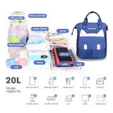 Large Capacity Mommy Diaper Bag Waterproof Travel Backpack