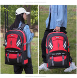 Large Capacity Mountaineering Backpack with Adjustable Shoulder Strap