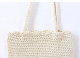 Large Capacity Net Shopping Bags Cotton Rope Shoulder Bags