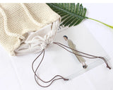 Large Capacity Net Shopping Bags Cotton Rope Shoulder Bags