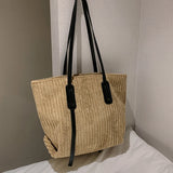 British Style Corduroy Shoulder Bag Women's Handbag Crossbody Purse Tote Satchel