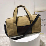 Large Capacity Travel Bag Yoga Fitness Canvas Handbag