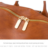 Large Capacity Women's Backpack High-grade Texture Versatile Commuter Leisure