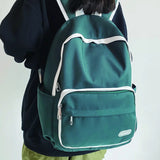 Large Capacity Nylon Backpacks for Women College Style School Bookbag
