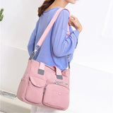 Large Capacity Women's Crossbody Bag Canvas Shoulder Handbag