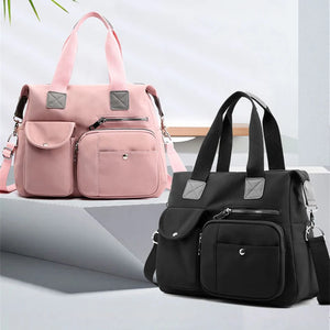 Large Capacity Women's Crossbody Bag Canvas Shoulder Handbag