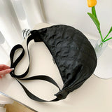 Nylon Embroidery Women's Shoulder Bag Crossbody Bag Ladies Messenger Bag