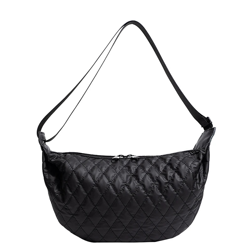 Nylon Embroidery Women's Shoulder Bag Crossbody Bag Ladies Messenger Bag