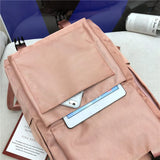 Large Capacity Nylon School Bag For Teenage Girl High Women Backpack