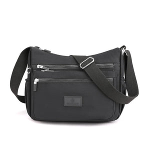 Large Capacity Nylon Shoulder Bag Casual Waterproof Ladies Messenger B
