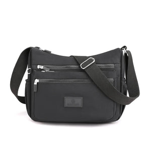 Large Capacity Nylon Shoulder Bag Casual Waterproof Ladies Messenger B