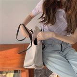 Large Nylon Shoulder Bags Waterproof Top-handle Totes for Women