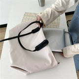 Large Nylon Shoulder Bags Waterproof Top-handle Totes for Women
