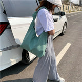 Large Nylon Underarm Shoulder Bags Women Students School Handbags