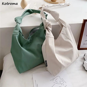 Large Nylon Underarm Shoulder Bags Women Students School Handbags